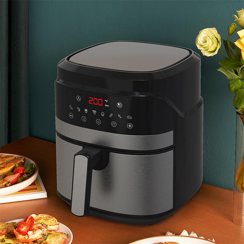 5,5L Touch Panel Digital temperatur Timer Control Air Fryer Yyzg-550As