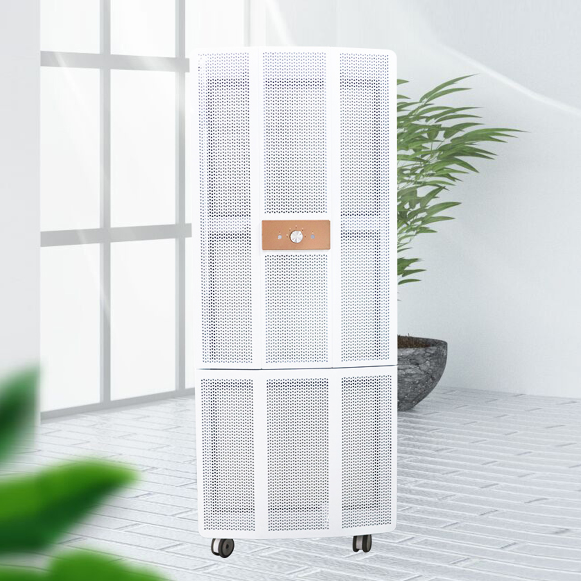 Medicinsk 2000 CADR Air Purifier Hospital med hjul YKX-2000