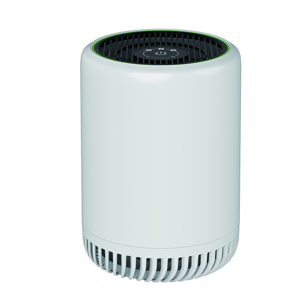 Berøringspanel negativ ion Tre-trins vindhastighedsjustering Atmosfære Lamp UV Lamp Intelligent Air Purifier BKJ-15L